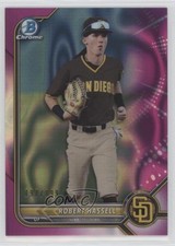 2022 Bowman Chrome Prospects Fuchsia Lava Refractor /199 Robert Hassell III he0