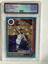 2021 Hoops Karl Anthony Towns Teal Explosion #141 Minnesota Timberwoves
