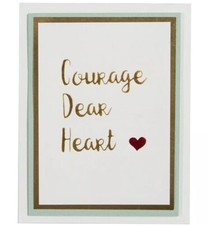 Spellbinders Glimmer Hot Foil Plate-Courage Dear Heart