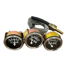 Case Temperature Oil Pressure Amp Gauge Set VA VAH VAI VAO V VC VI VO 200B