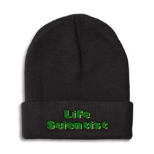 Beanies for Men Life Scientist Winter Hats for Women Acrylic Skull Cap 1 Size
