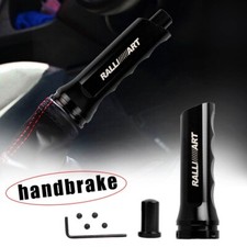 1x Ralliart Black Aluminum Car Handle Hand Brake Sleeve Universal Fitment Cover 1x Ralliart Black Aluminum Car Handle Hand Brake Sleeve Universal Fitment Cover