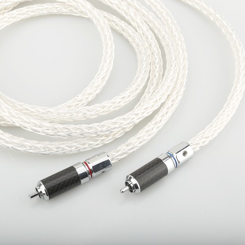 Cable de audio macho HI-End 8AG plateado interconexión RCA macho a XLR HIFI - Imagen 15 de 25