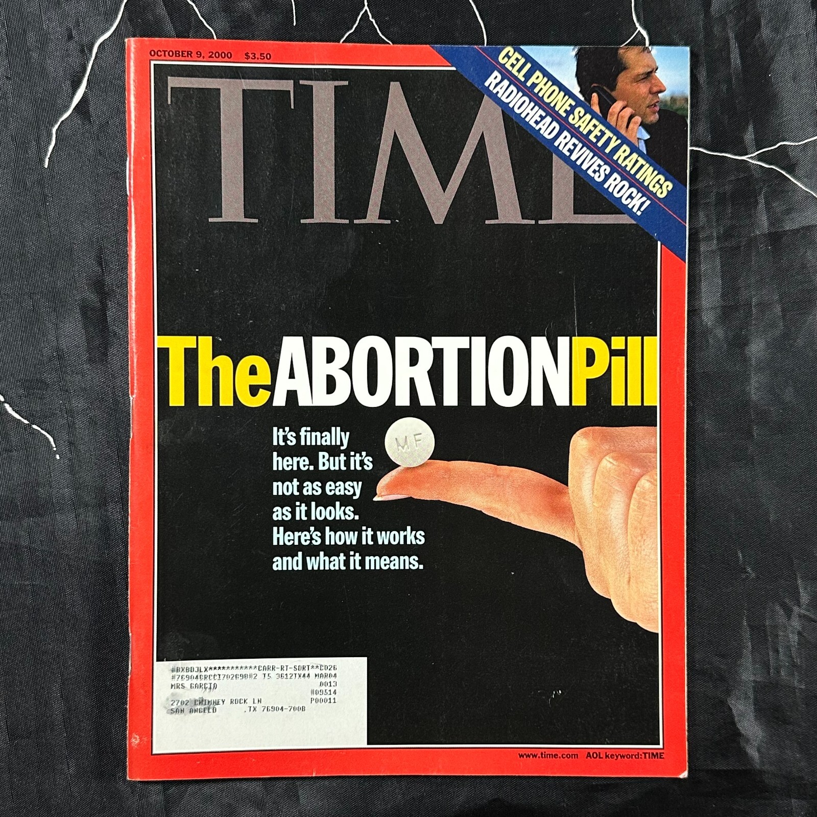 Time Magazine October 9, 2000 The Abortion Pill