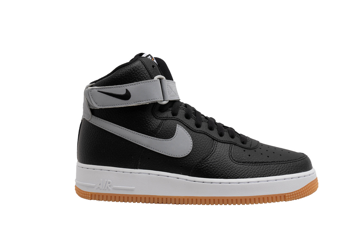 NIKE AIR FORCE 1 HIGH 07 LV8 BLACK-DARK GREY-WOLF GREY SZ 13 [AV8364-001]