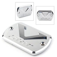 Chrome Front Brake Fluid Cap Reservoir Cover For Yamaha V Star XVS 650/1100