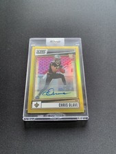 2022 Chronicles Score Premium Chris Olave RC Auto Gold Zone /50 Prizm #SP-378