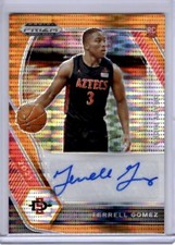 2021-22 PRIZM DRAFT TERRELL GOMEZ NBA ROOKIE RC AUTO #14/49 ORANGE PULSAR