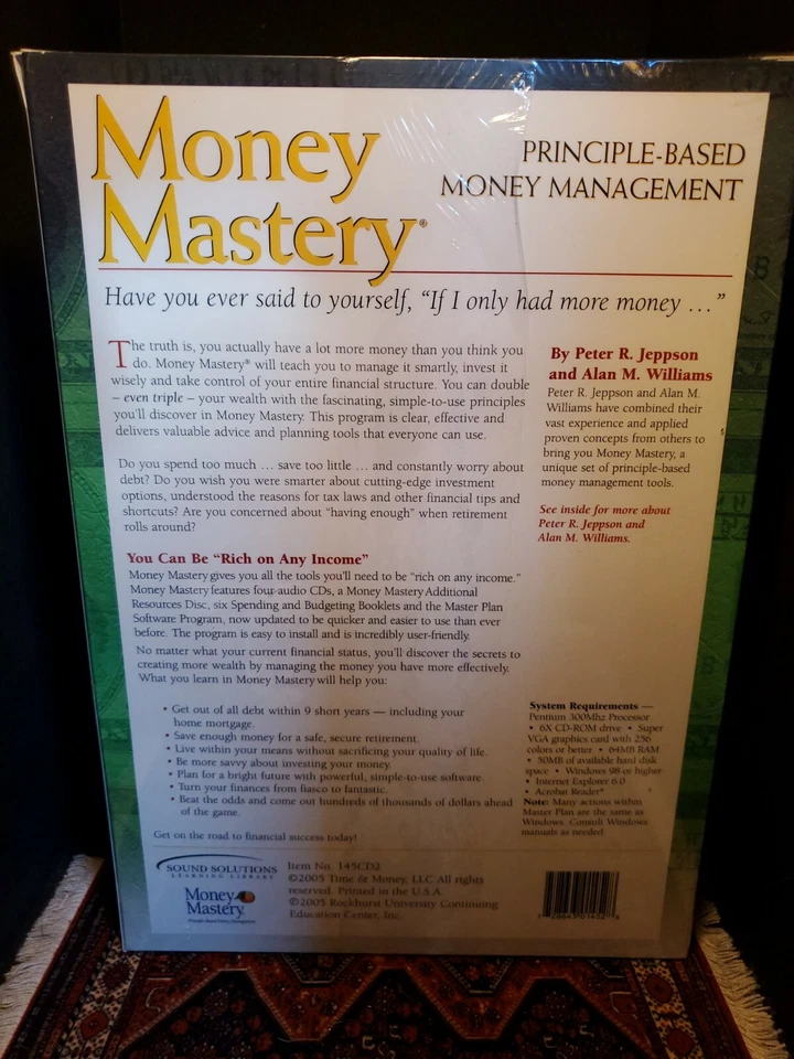Money Mastery: Principle-Based Money Management Software And Audio CDs - Image 2 of 2