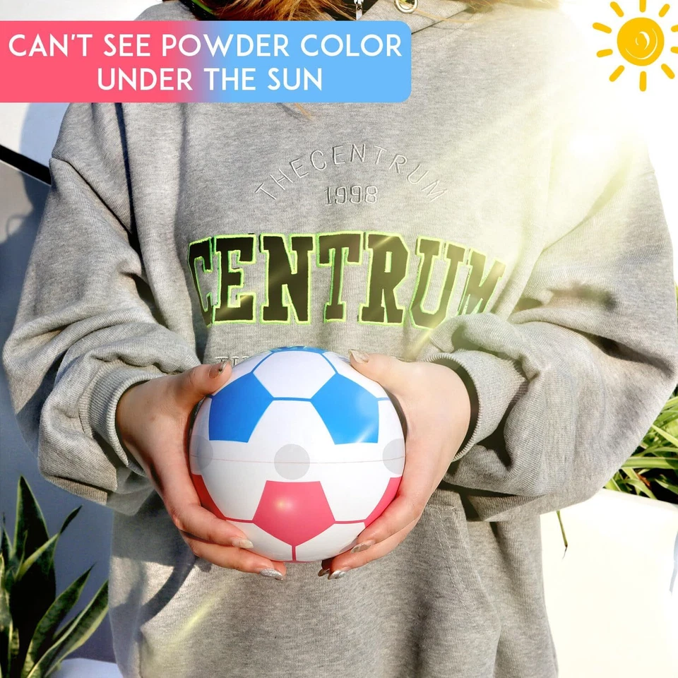 Gender Reveal Soccer Ball with Powder Revelacion de Sexo de Bebe 2 Big Bags o... - Image 4 of 4