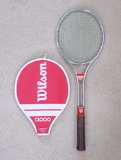 Vintage 70s WILSON T3000 Steel Tennis Racket USA Made With Matching Case