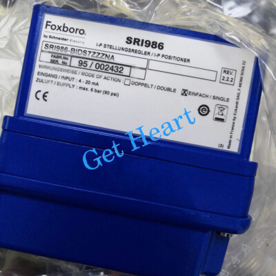 1pcs New Foxboro-ECKARDT Valve Positioner SRI986-BIDS7ZZZNA FedEx or DHL or UPS