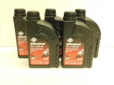 10,38 /l Silkolene Pro 4 5W-40 XP 5 x 1 Ltr vollsyn ESTER Motorrad Motorenöl 