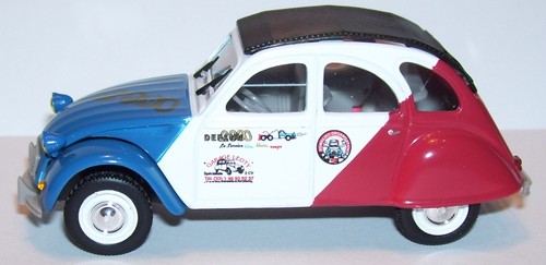 Citroën 2CV Bombeiros – Modèle Réduit 1/43 – Neuf – Collection Pompier