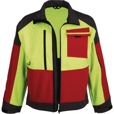 Watex Softshelljacke ForestJack Red, Gr.XL, rot/anthr./gelb
