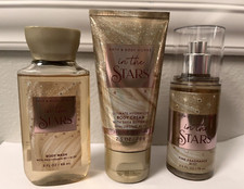Bath Body Works Travel Lot IN THE STARS Fragrance Mist  Body Cream  Body Wash