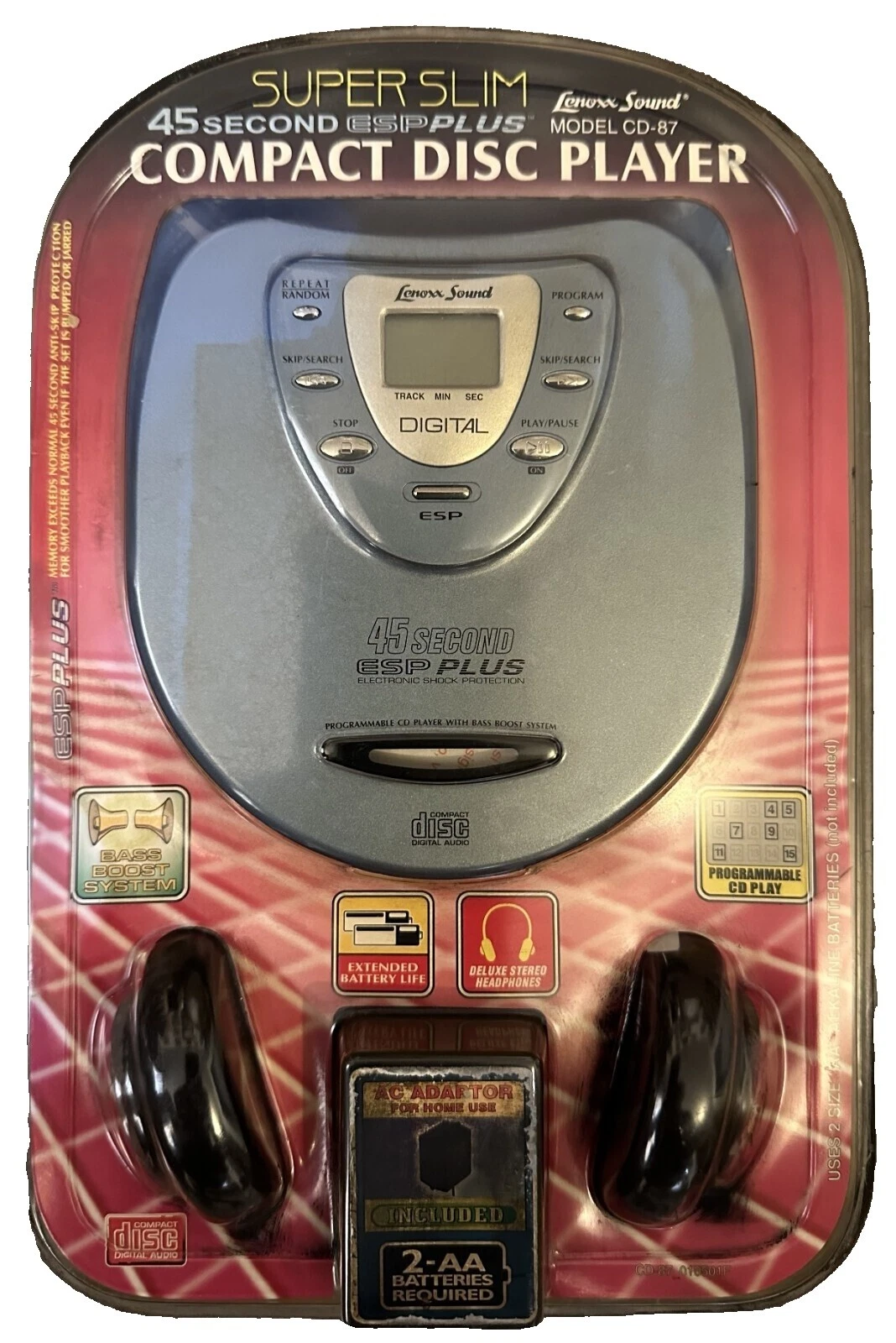 Lenoxx Electronics Discman Personal CD Players