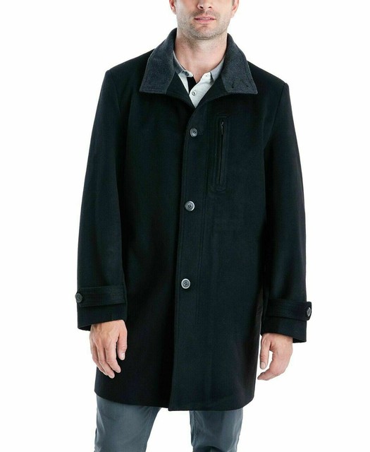 London Fog Mens Top Coat Black Size 42 