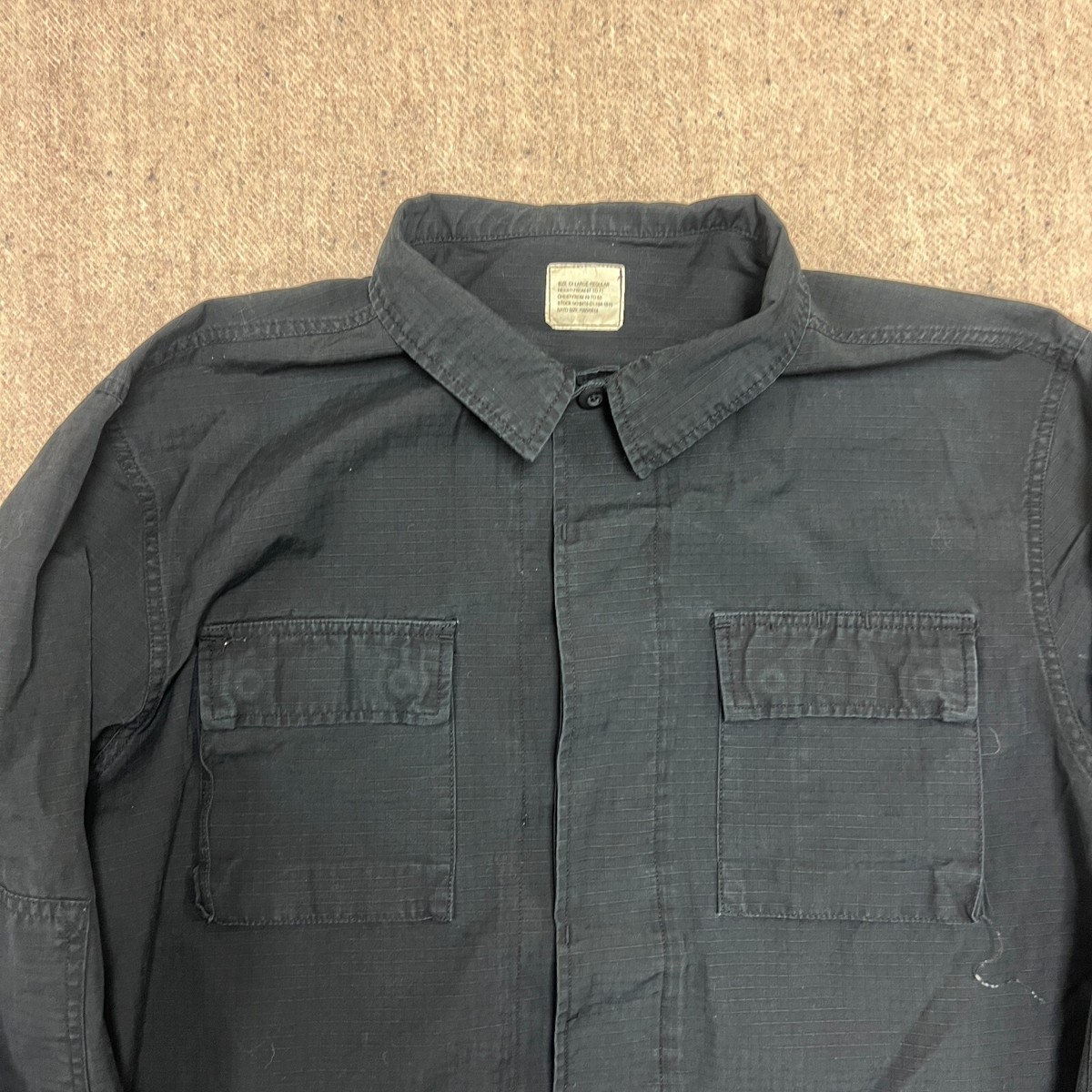 ジャケット・アウター US Military Black BDU Jacket Size M 全国通販】DEAD STOCK US MILITARY