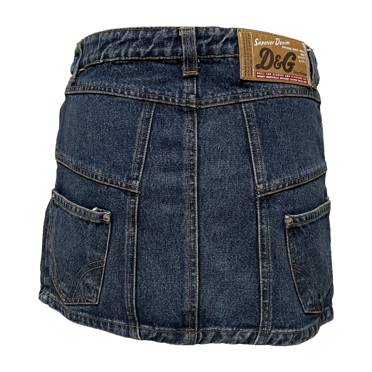 D&G Spring Summer 2004 Patchwork Denim Mini Skirt | eBay
