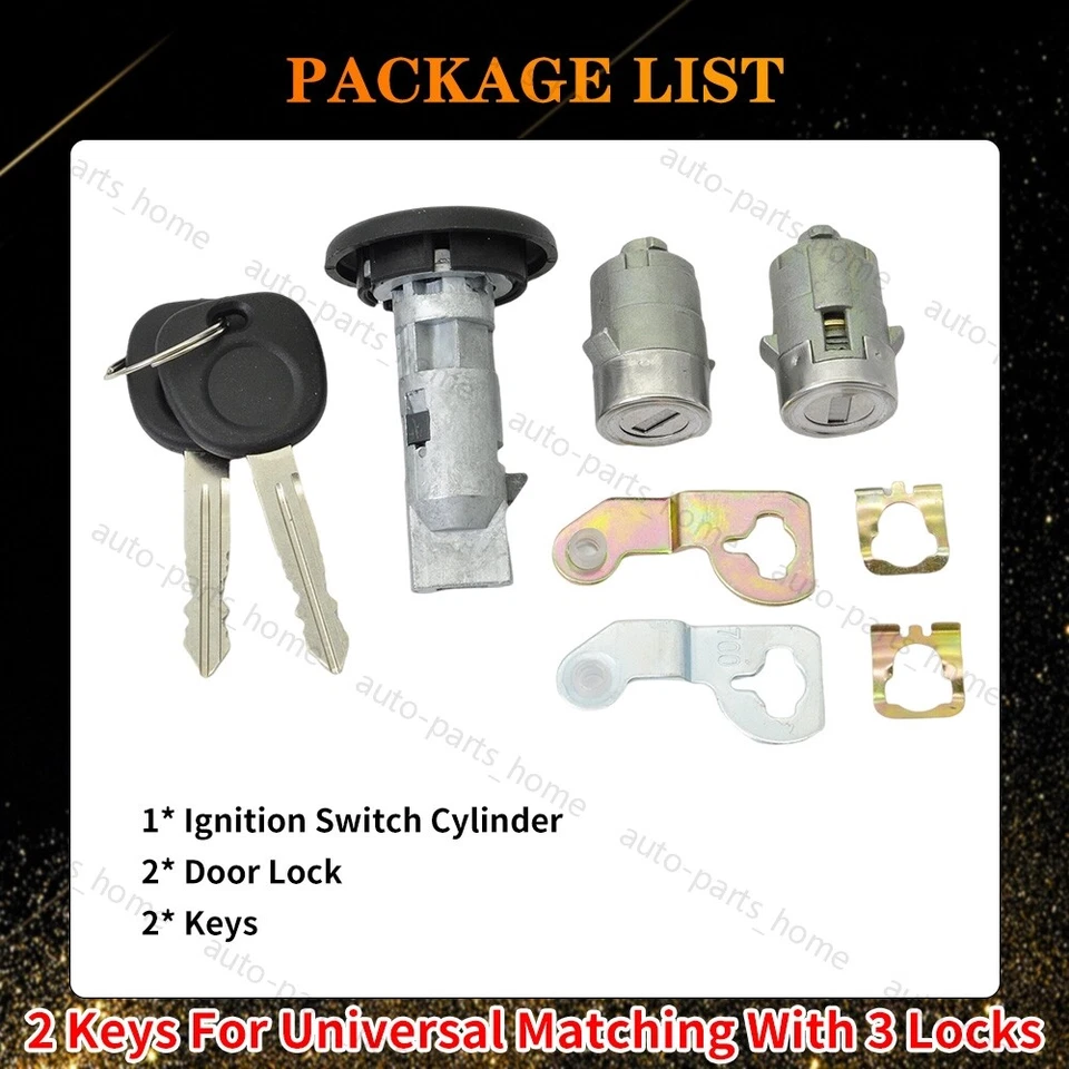 New Ignition Lock Cylinder & Keys for CHEVROLET GMC Silverado Tahoe SAME KEY - Изображение 3 из 4