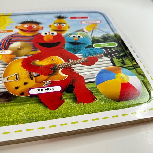 Spanish Plaza Sesamo Los oficios de Elmo Sera Musico book NO PUZZLES (Board) - Picture 3 of 9