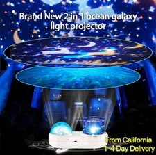 Light Projector for 6 in 1 Starry Star Galaxy Ocean Night Lights Kids baby Toys