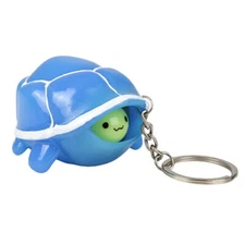 Rhode Island Novelty - POP-OUT TURTLE KEYCHAIN [Blue] (2 inch) - New
