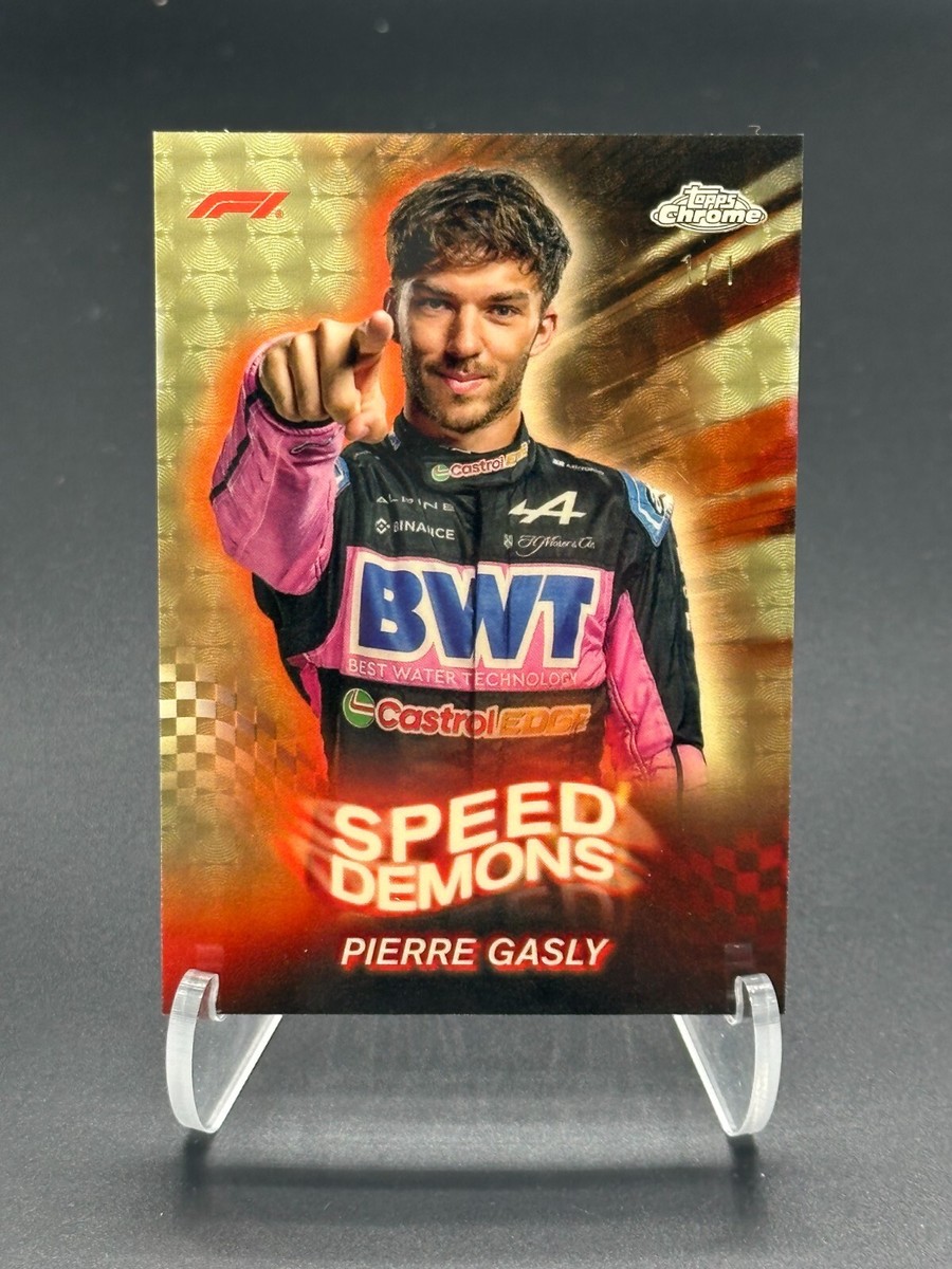 F1 Topps 2024 パドックパス ピエール・ガスリー PIERRE GASLY 2024 Topps Chrome Formula 1 F1 1954 #1954-10