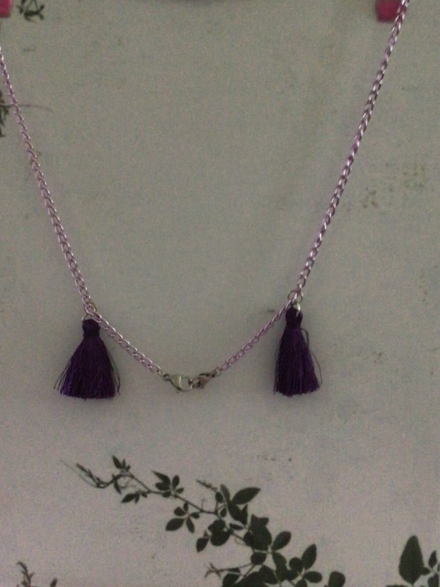 アメジスト Purple Tassel Aluminum Chain Face Mask/Glasses Lanyard (25”) | eBay