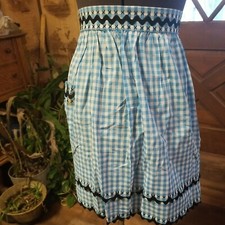 Vintage Handmade Gingham Apron