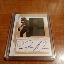 2021 National Treasures Collegiate JAMIE NEWMAN PATCH AUTOGRAPH #D 23/25 