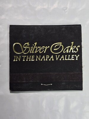 Matchbook Cover - Silver Oaks Napa Valley California 30 Strike