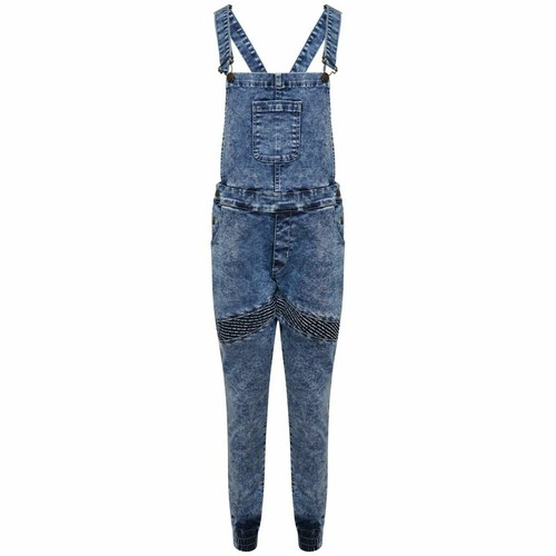 Kids Boys Girls Unisex Dungaree Biker 