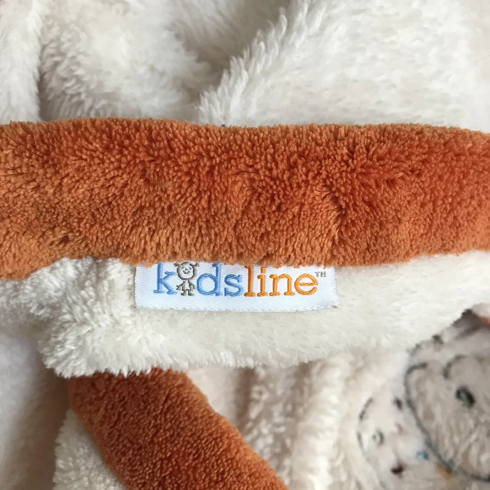 Kidsline Safari Jungle Zoo León Elefante Peluche Suave Bebé Manta Lovey Crema #3 Foto 4 de 4