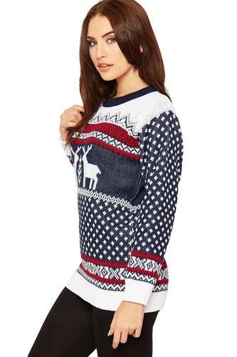 Mens Womens Unisex Ladies XMAS Novelty Christmas Light Up Vintage Jumper Sweater - Picture 14 of 27