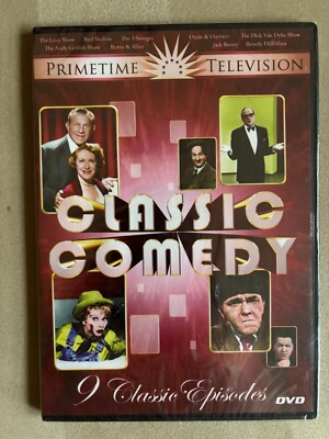 PRIMETIME TELEVISION CLASSIC COMEDY DVD 9 SHOWS SEALED Lucy, Stooges, Skelton