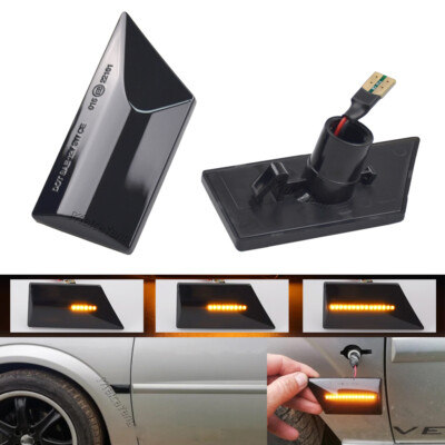 Black For Opel Vectra C Signum 2003 2004-2008 LED Sequential Side Marker Light