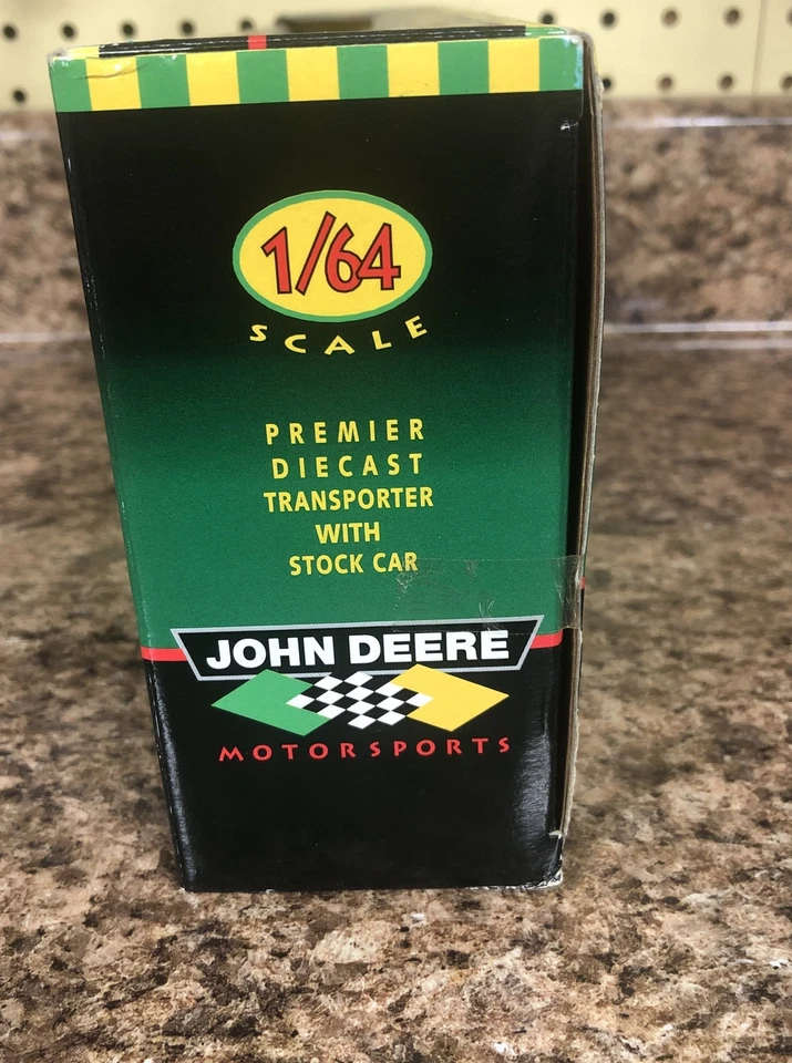 1:64 Scale John Deere Motorsports Transporter With Stock Car #23 Chad Little - Image 3 of 4