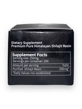 Shilajit Pure Himalayan Organic Shilajit Resin, Gold Grade, w/85+ Trace Minerals