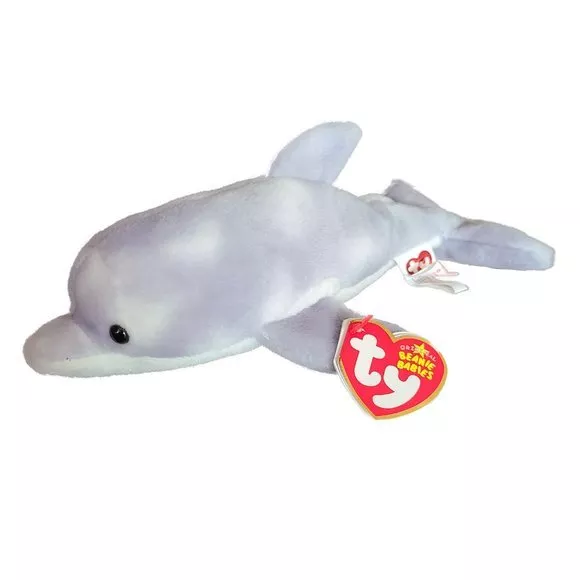 Ty dolphin 2025 beanie baby