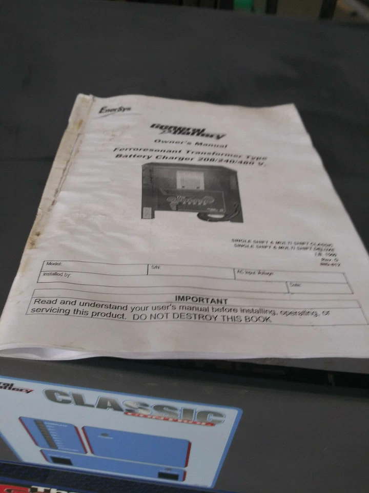 THE GENERAL CLASSIC BATTERY CHARGER SC3-12-550B L-A PH 3 208/240/480 WARRANTY - Image 3 of 4