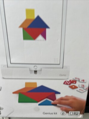 iPad Osmo Genius Kit inkl. Basis, Wort, Zahlen, Tangram, Meisterwerk & Newton
