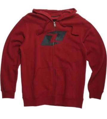 ONE INDUSTRIES YOUTH EXPO HOODIE CARDINAL RED zipped KIDS sweater motocross