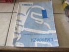 98 YAMAHA YZ 400 FK1 YZ400 Owners Repair Service Manual Book OEM LIT-11626-11-19