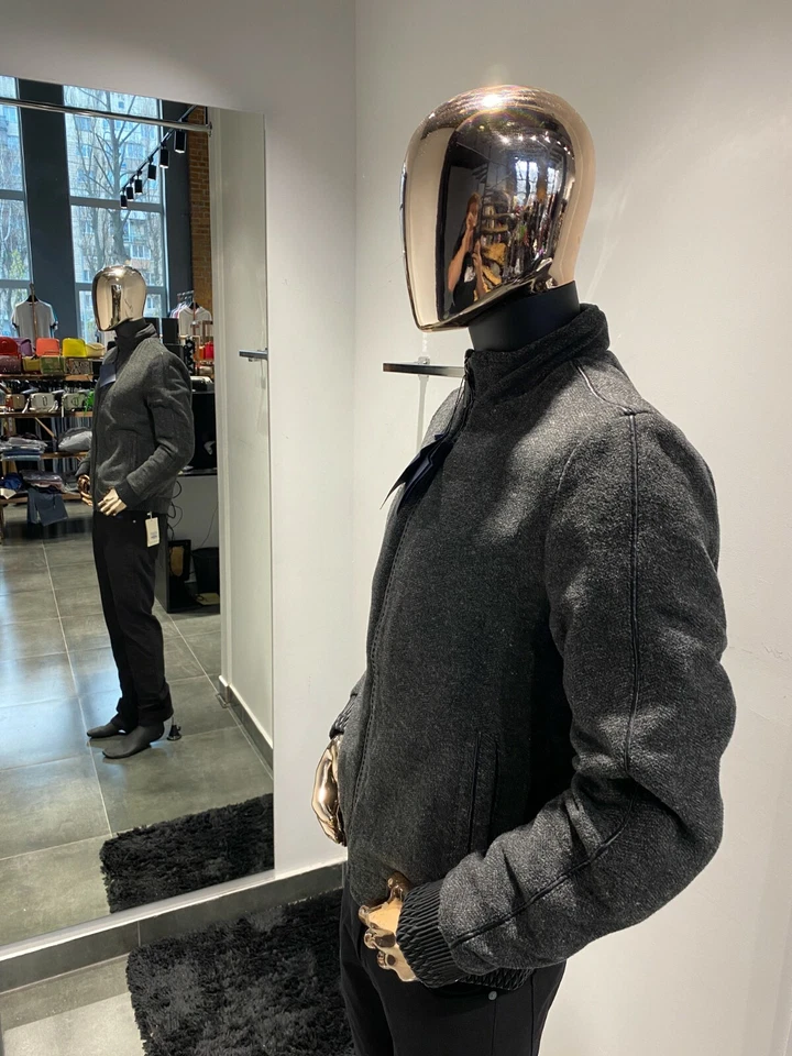 STEFANO RICCI Cashmere Blouson Jacket Size 56 / 2XL (100% Authentic & NEW) - Image 3 of 4