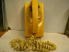 Vintage STROMBERG CARLSON Bell System HARVEST GOLD Rotary Wall Mount Telephone