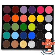 Mehron Paradise Makeup AQ Professional Body Paint Palette 30 Count Set
