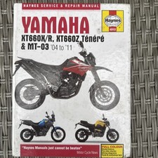 Yamaha XT660 & MT-03 (2004-2011) Haynes Service Repair Manual Tenere Book