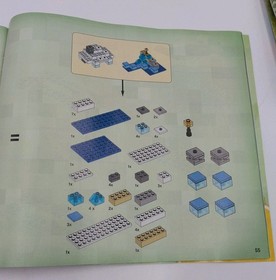 Lego Minecraft 21120 Instruction Manual Book REPLACEMENT The Snow Hideout